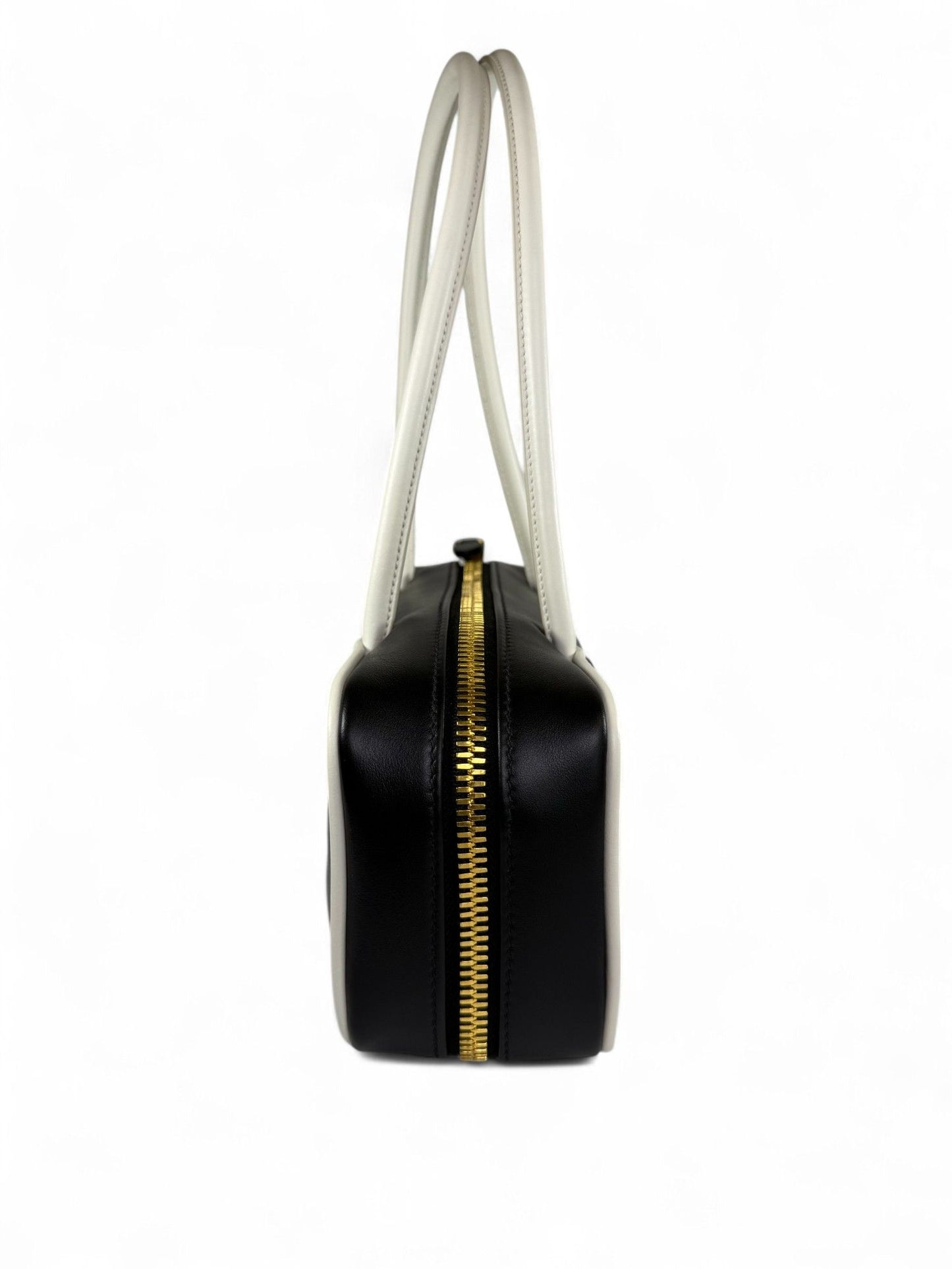Miu Miu Two-Tone Leather Shoulder Bag