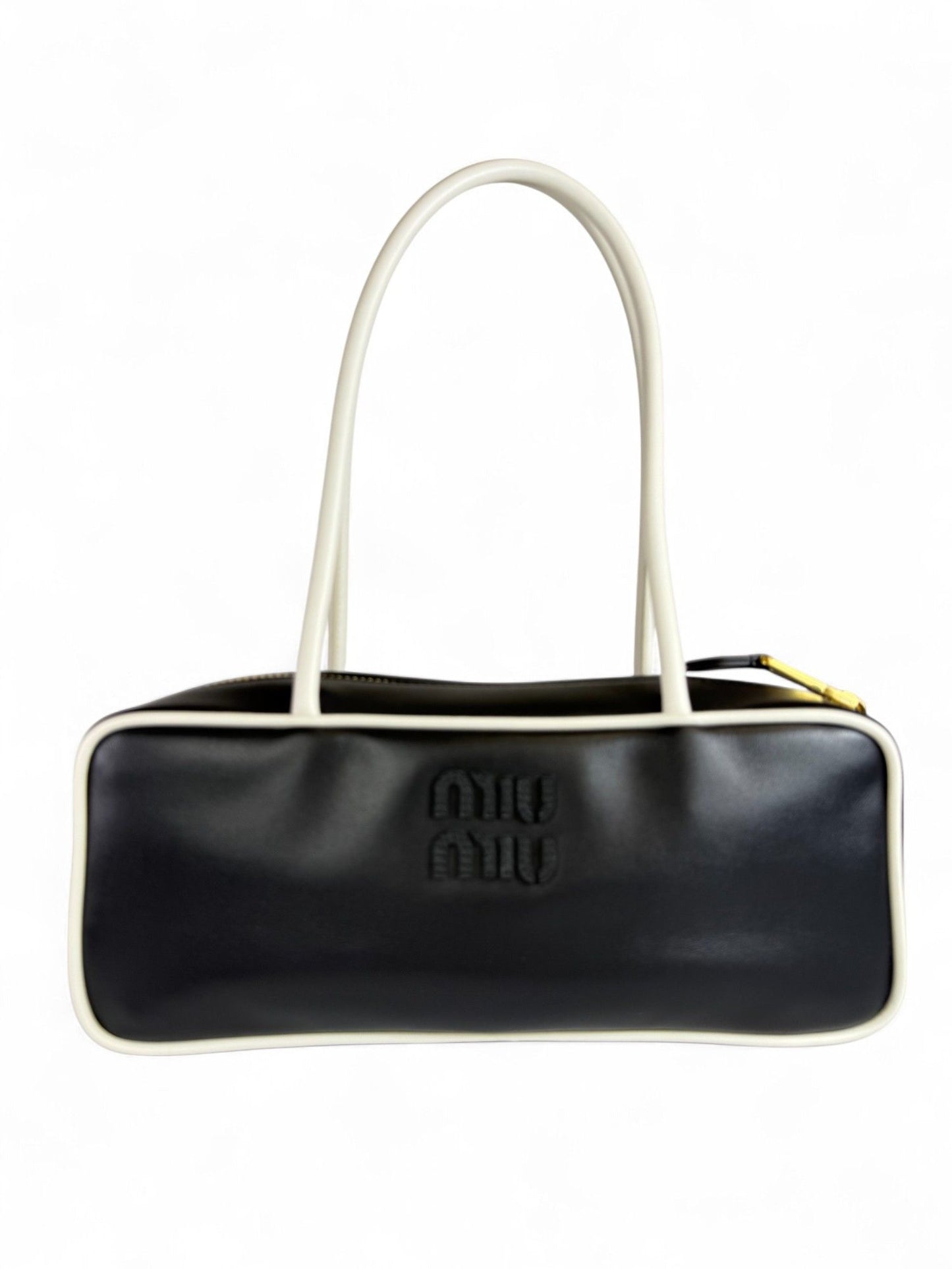 Miu Miu Two-Tone Leather Shoulder Bag