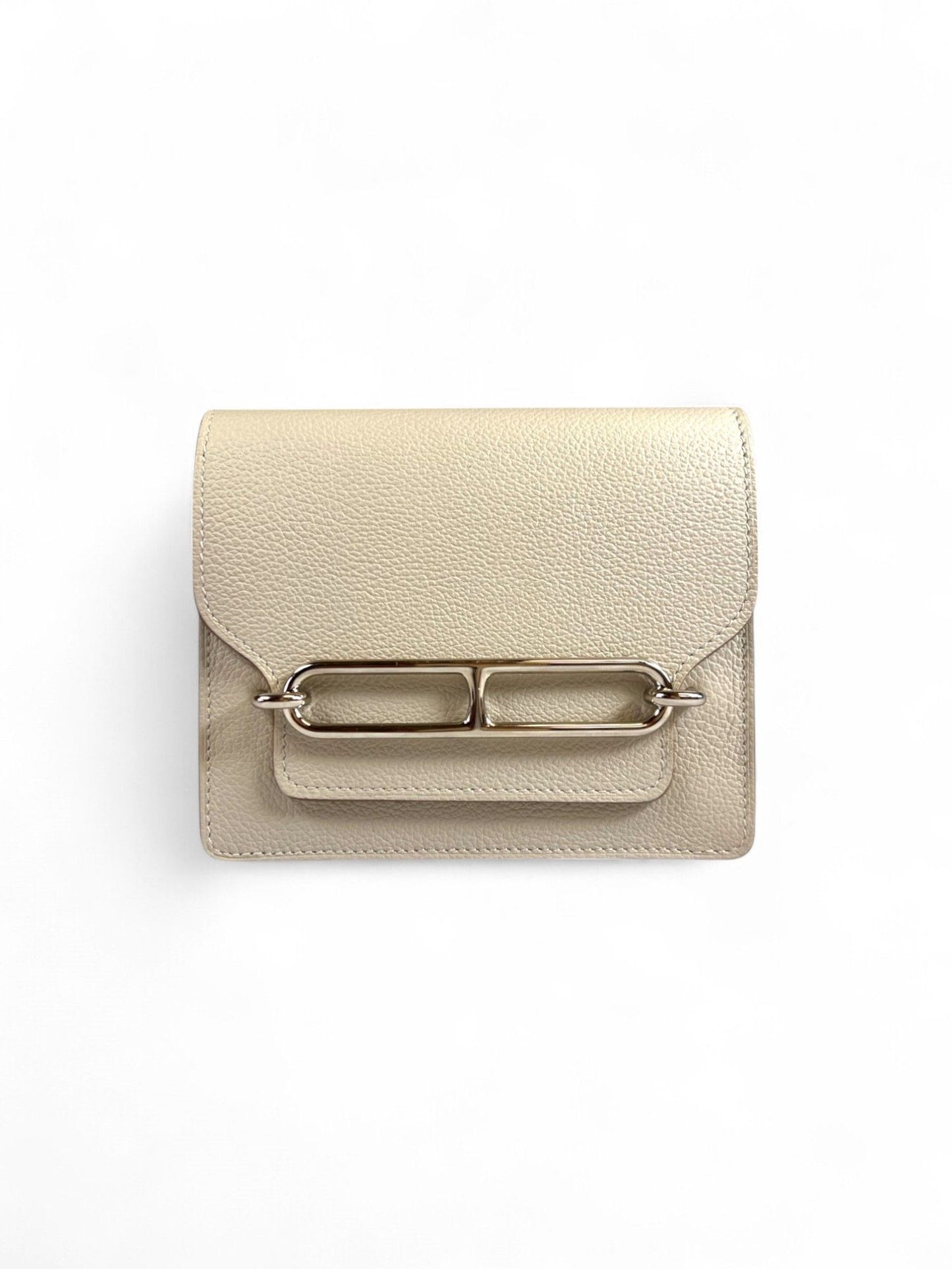 Hermès-Pig Nose Coin Purse with Silver Hardware