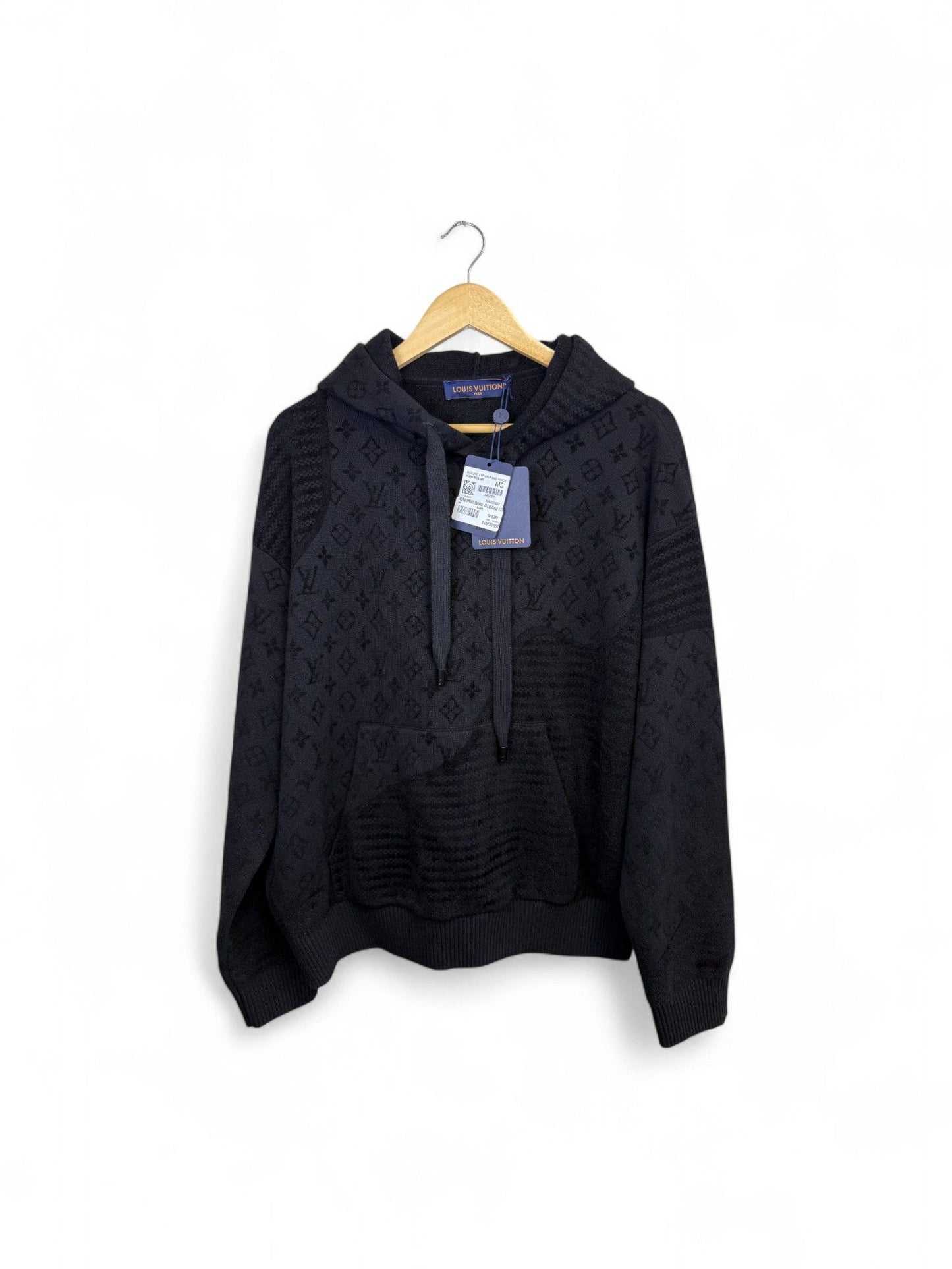 Louis Vuitton-2025 SS Jacquard-Knit Hooded Sweatshirt