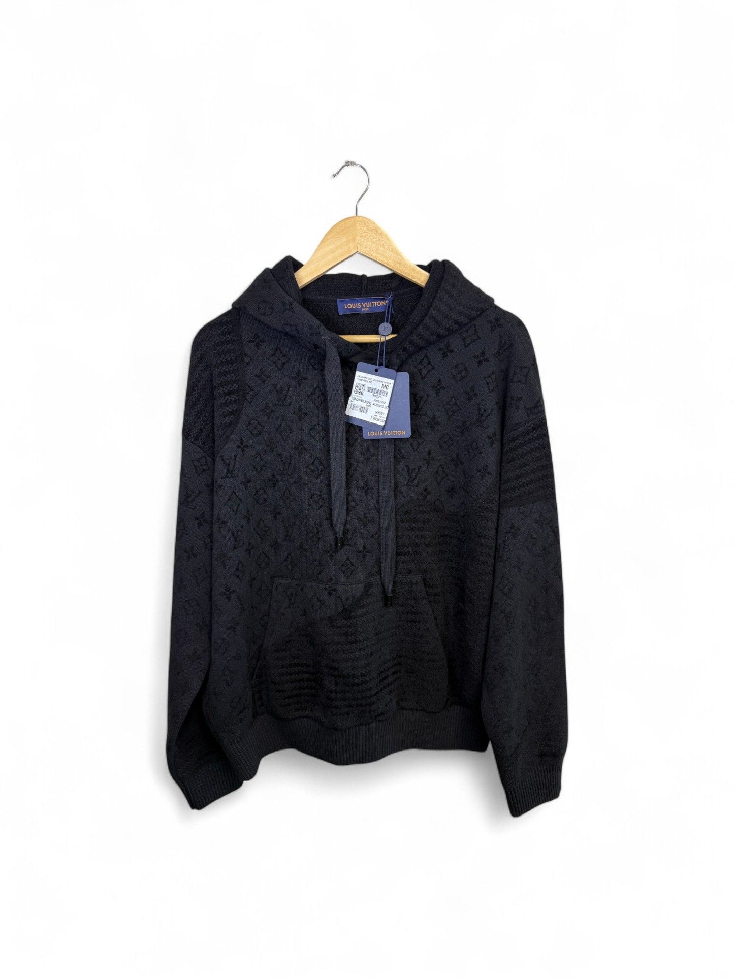 Louis Vuitton-2025 SS Jacquard-Knit Hooded Sweatshirt