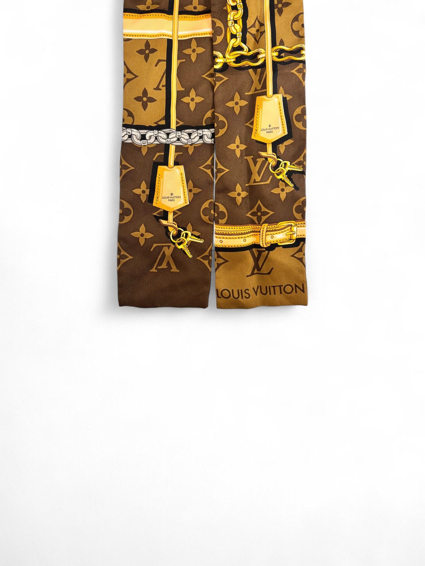 Louis-Vuitton-Reversible Scarf&Hair Ribbon