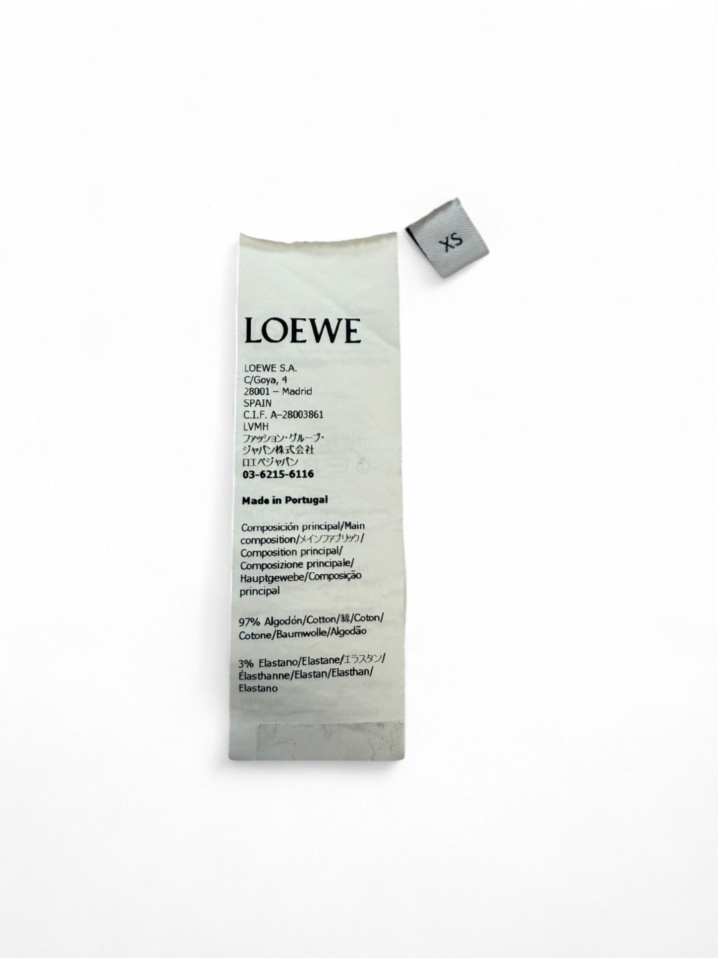 Loewe- White Cotton Embroidered Logo Tank Top- XS | Retail Price: $450