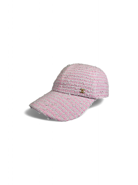 Chanel- 22B Tweed Baseball Cap- M | Retail Price: $3500