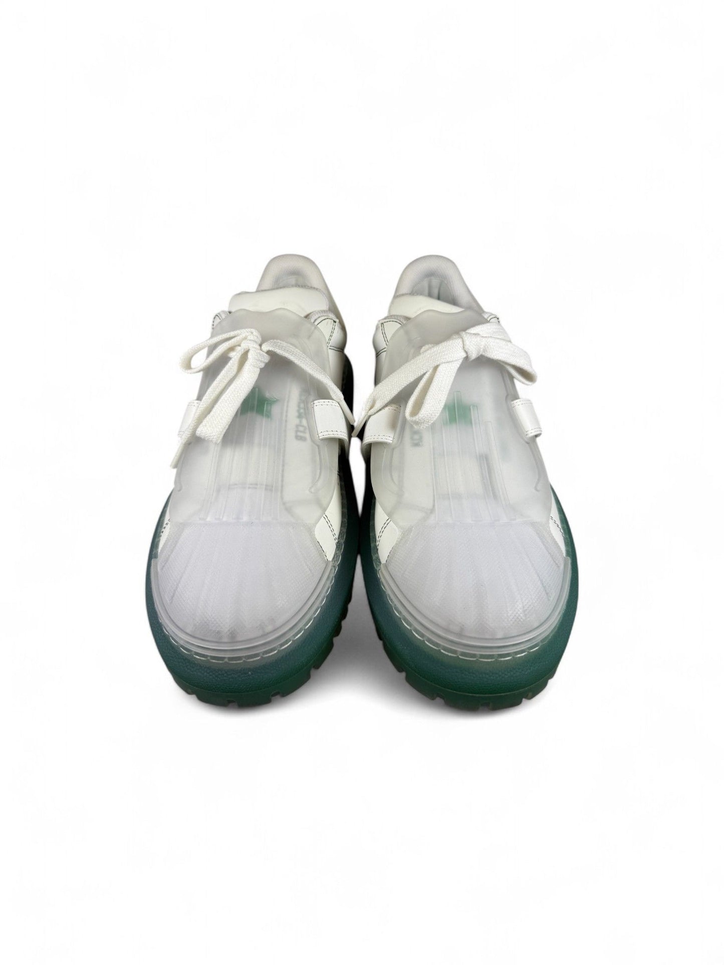 Dior- White & Green Shell-Toe ID Sneaker- 39.5 | Retail Price: $1,100