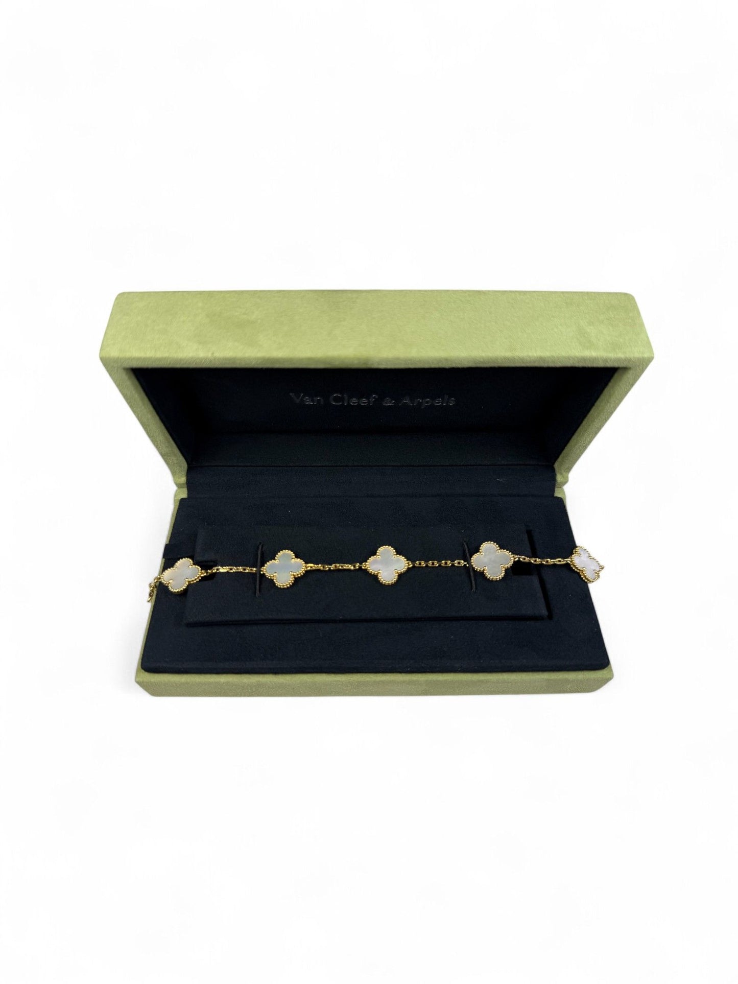Van Cleef & Arpels-White Five-Stone Bracelet | Retail Price: $5300