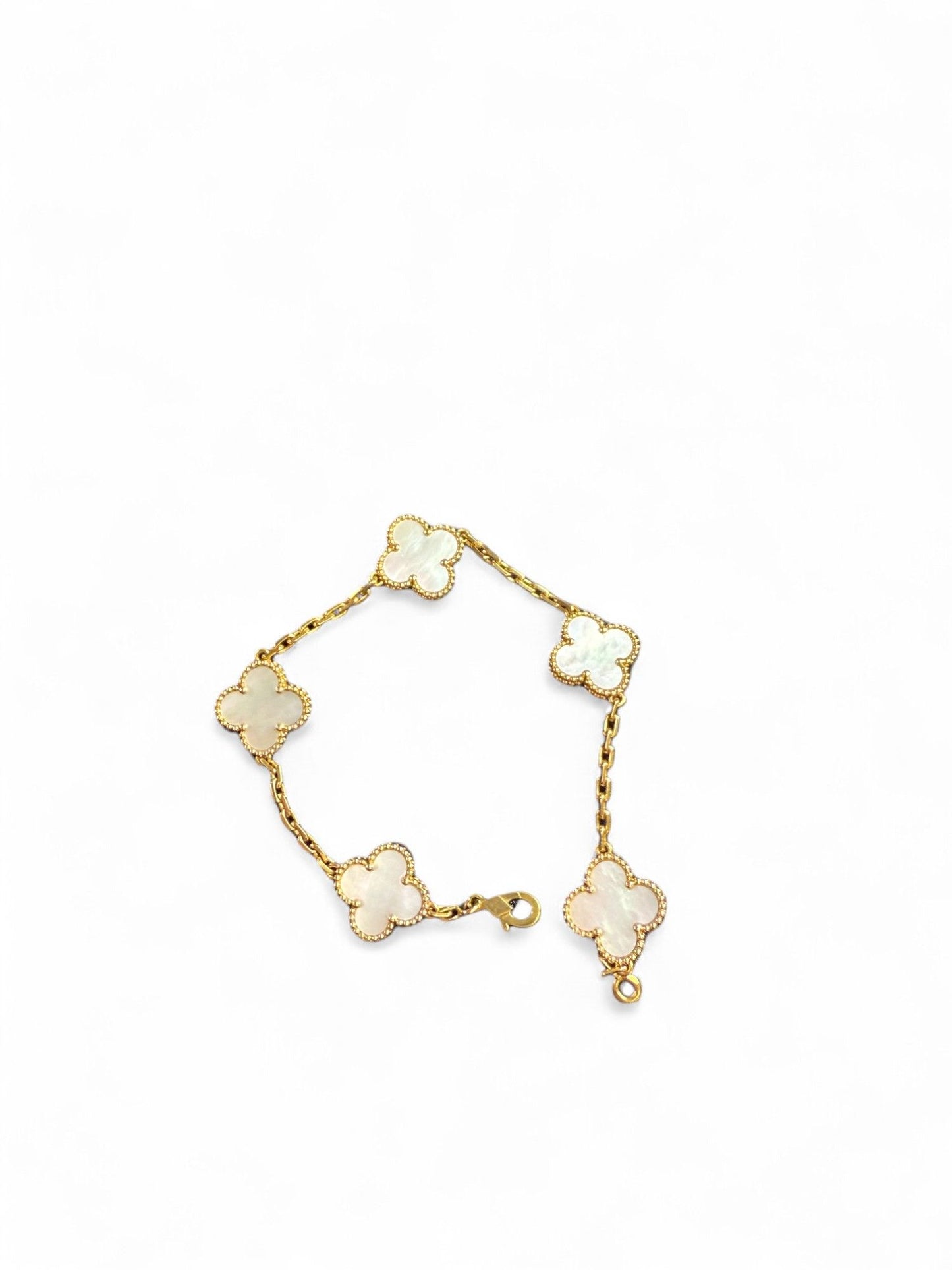 Van Cleef & Arpels-White Five-Stone Bracelet | Retail Price: $5300