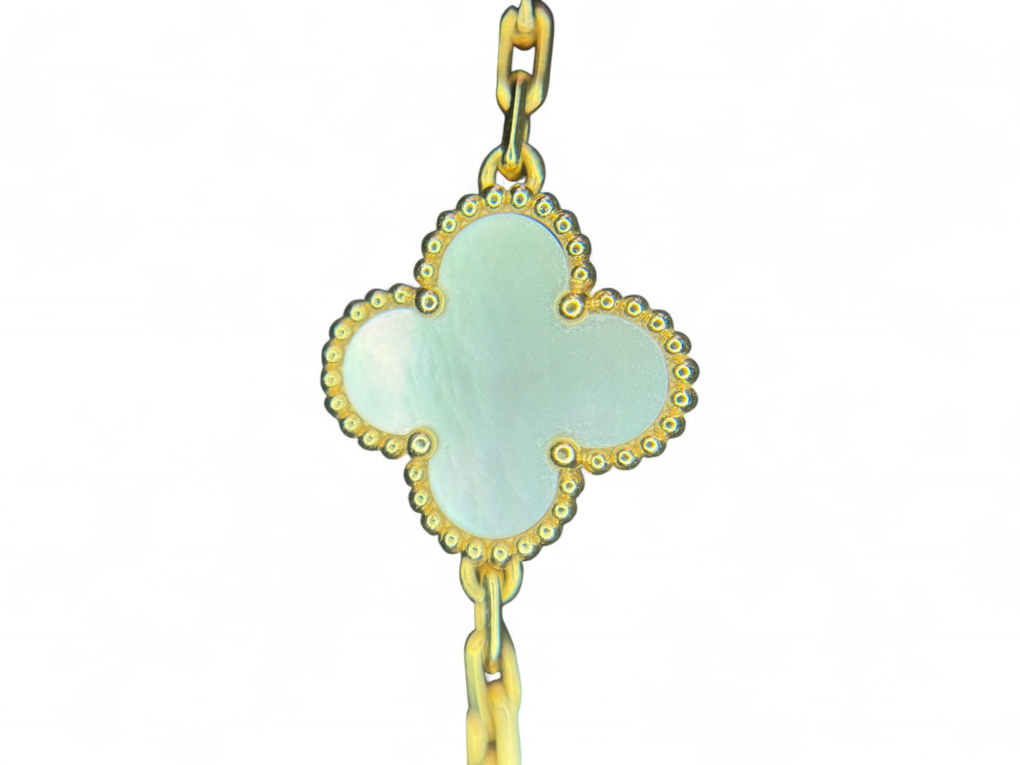 Van Cleef & Arpels-White Five-Stone Bracelet | Retail Price: $5300