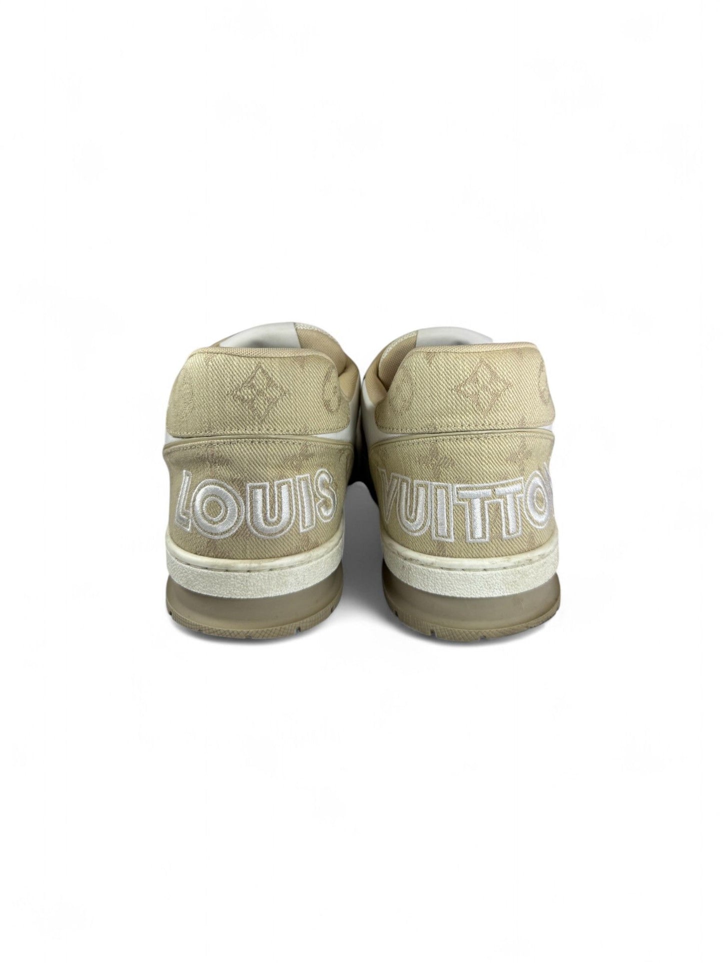 Louis Vuitton-Trainer Velcro Sneaker-Khaki Beige Limited-8 | Retail Price: $1485