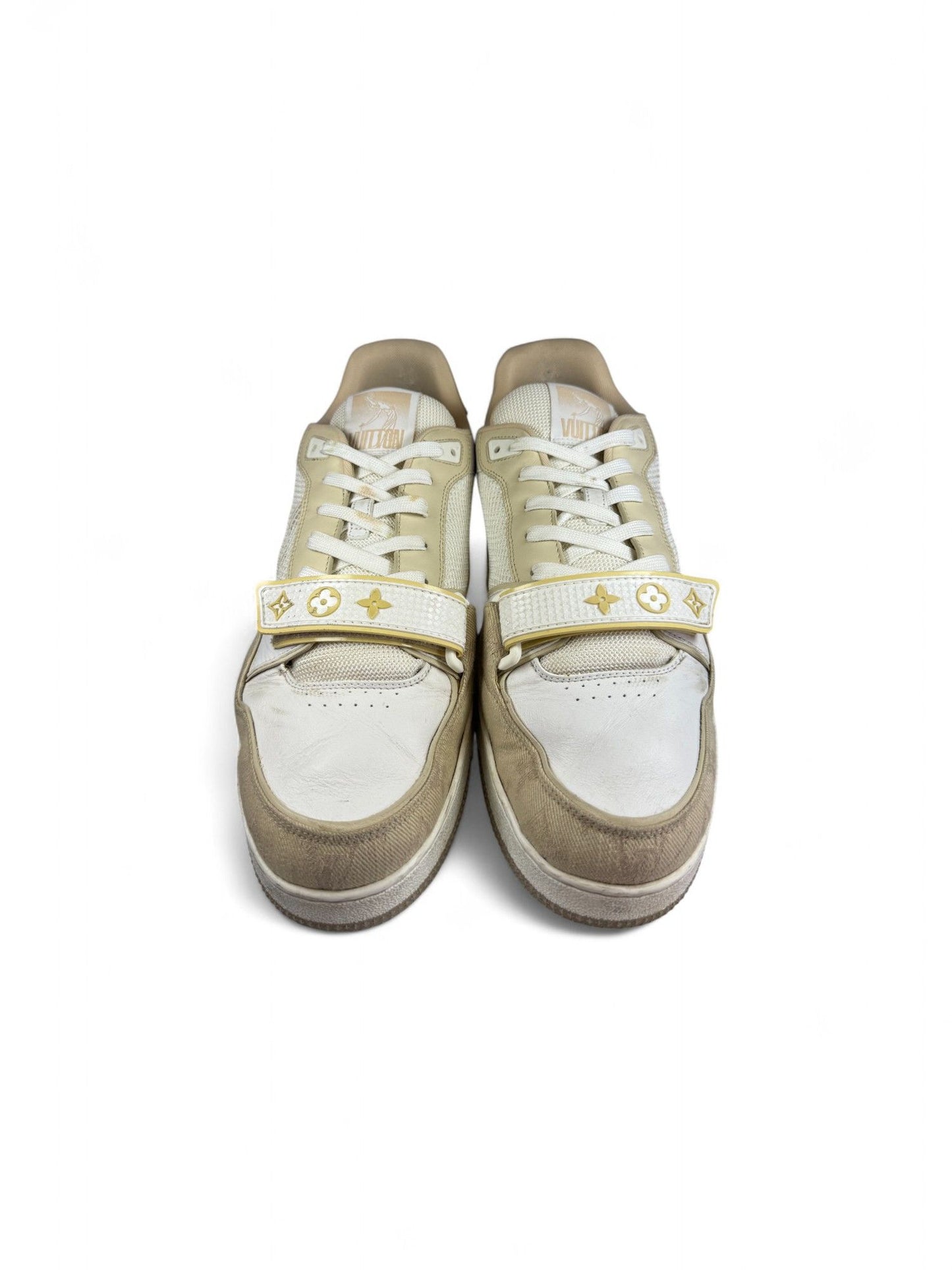 Louis Vuitton-Trainer Velcro Sneaker-Khaki Beige Limited-8 | Retail Price: $1485