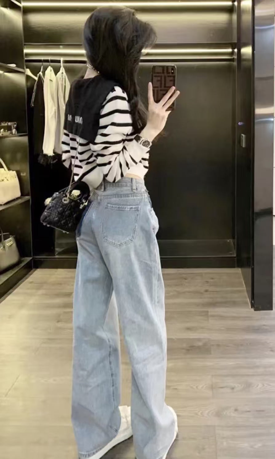 Miu Miu Colorblock Striped Cashmere Cardigan in White – Retail Price: $2,115