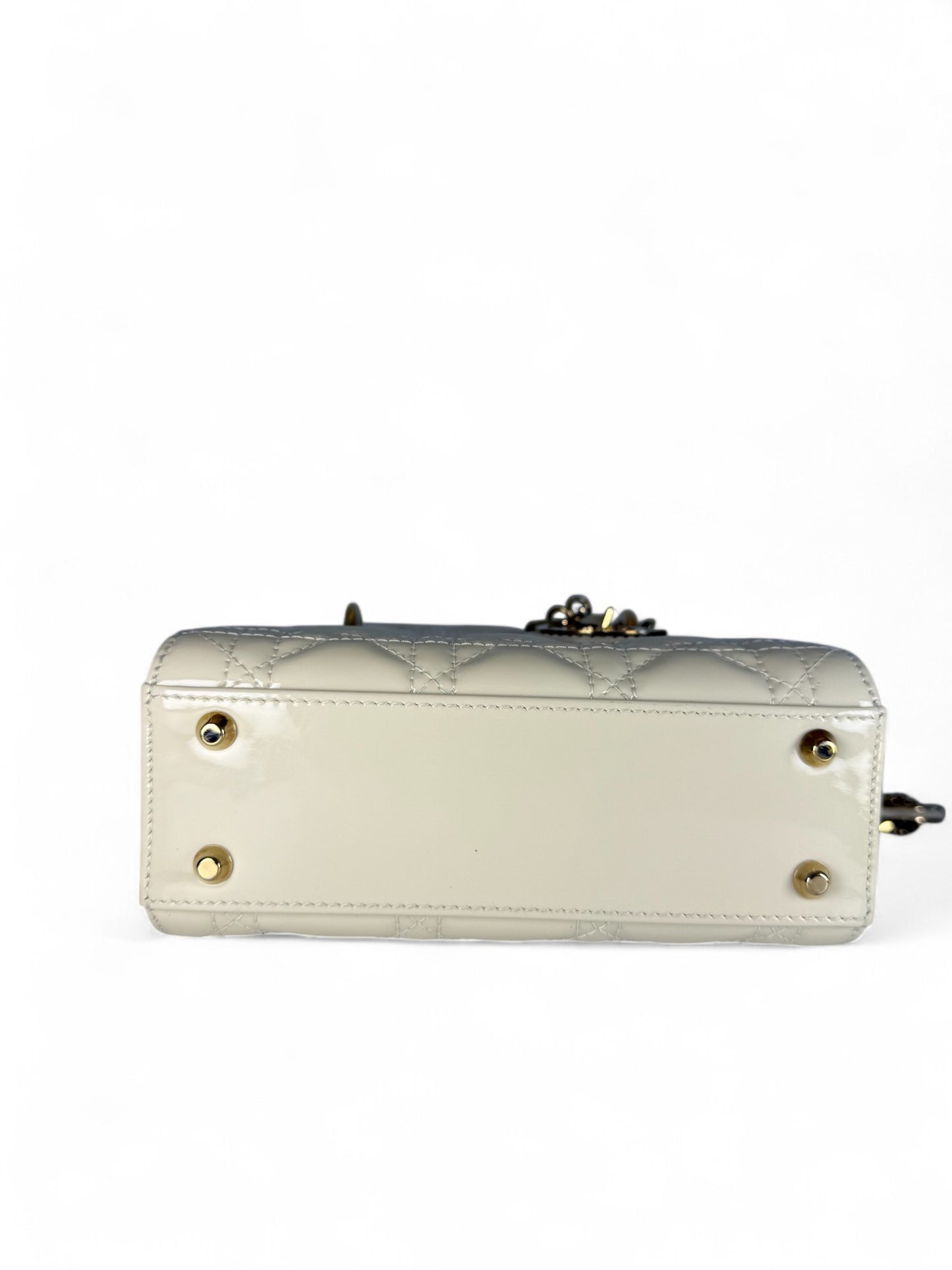 Dior Mini Lady Dior Bag in Pearl Patent Leather – Retail Price: $5,700
