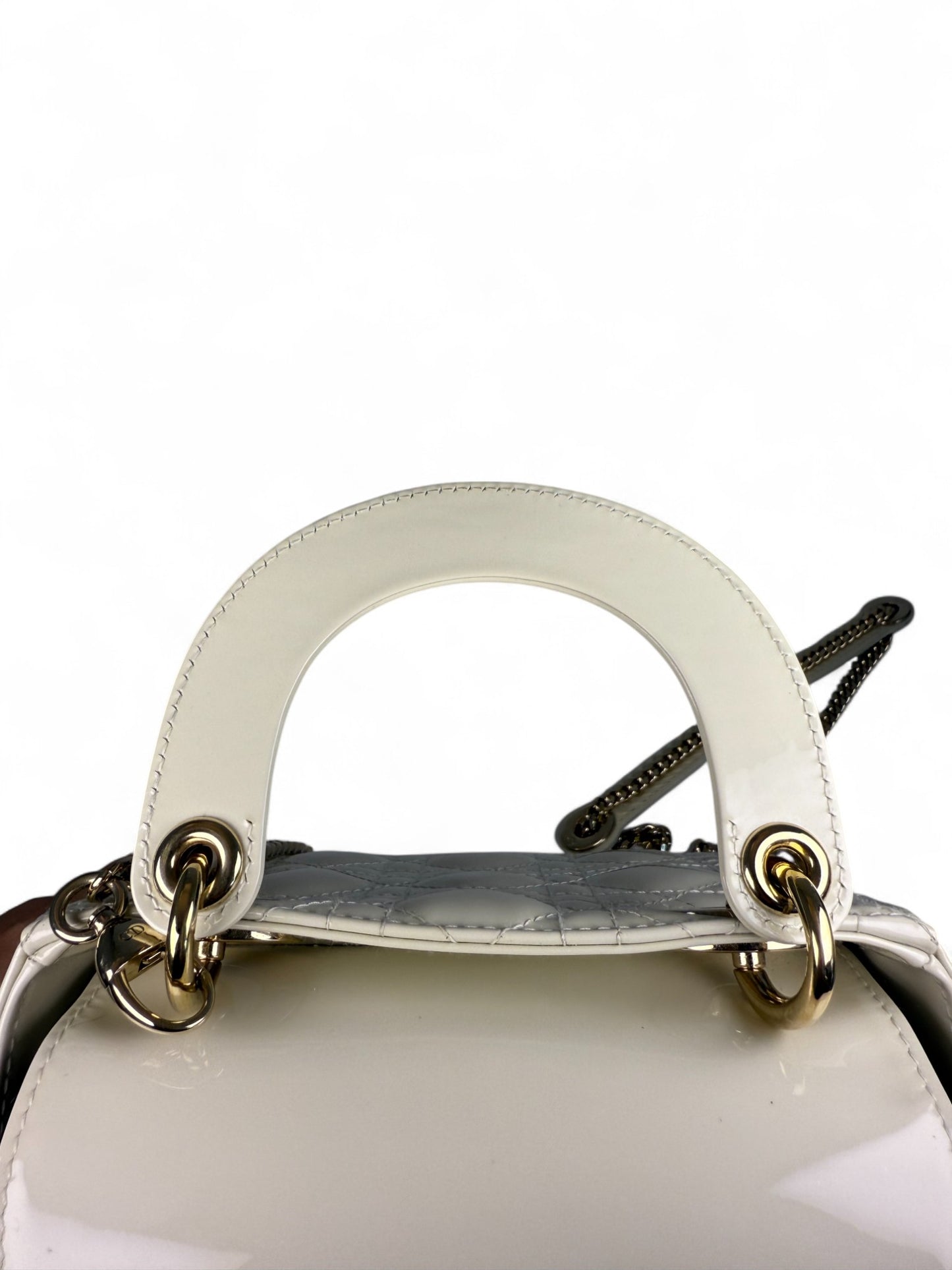 Dior Mini Lady Dior Bag in Pearl Patent Leather – Retail Price: $5,700