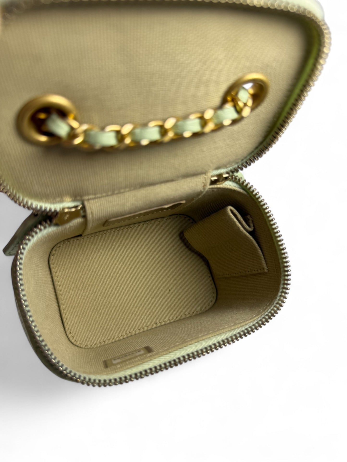 Chanel Early Spring Collection Small Quilted Lambskin Crossbody Bag with Gold Ball Chain – Retail Price: $3,200 USD
