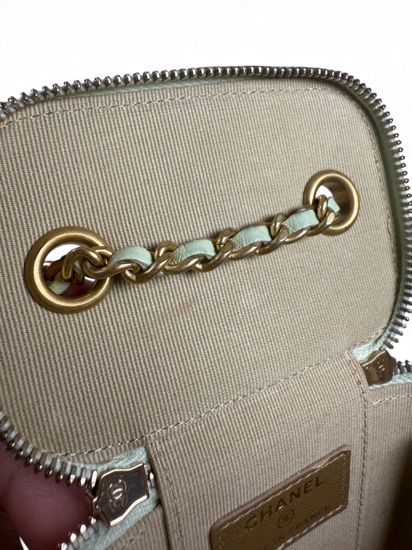 Chanel Early Spring Collection Small Quilted Lambskin Crossbody Bag with Gold Ball Chain – Retail Price: $3,200 USD