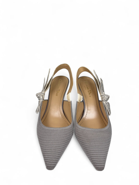 Dior J’Adior Silver Pointed Toe Slip-On High Heels – Retail Price: $1,260 USD