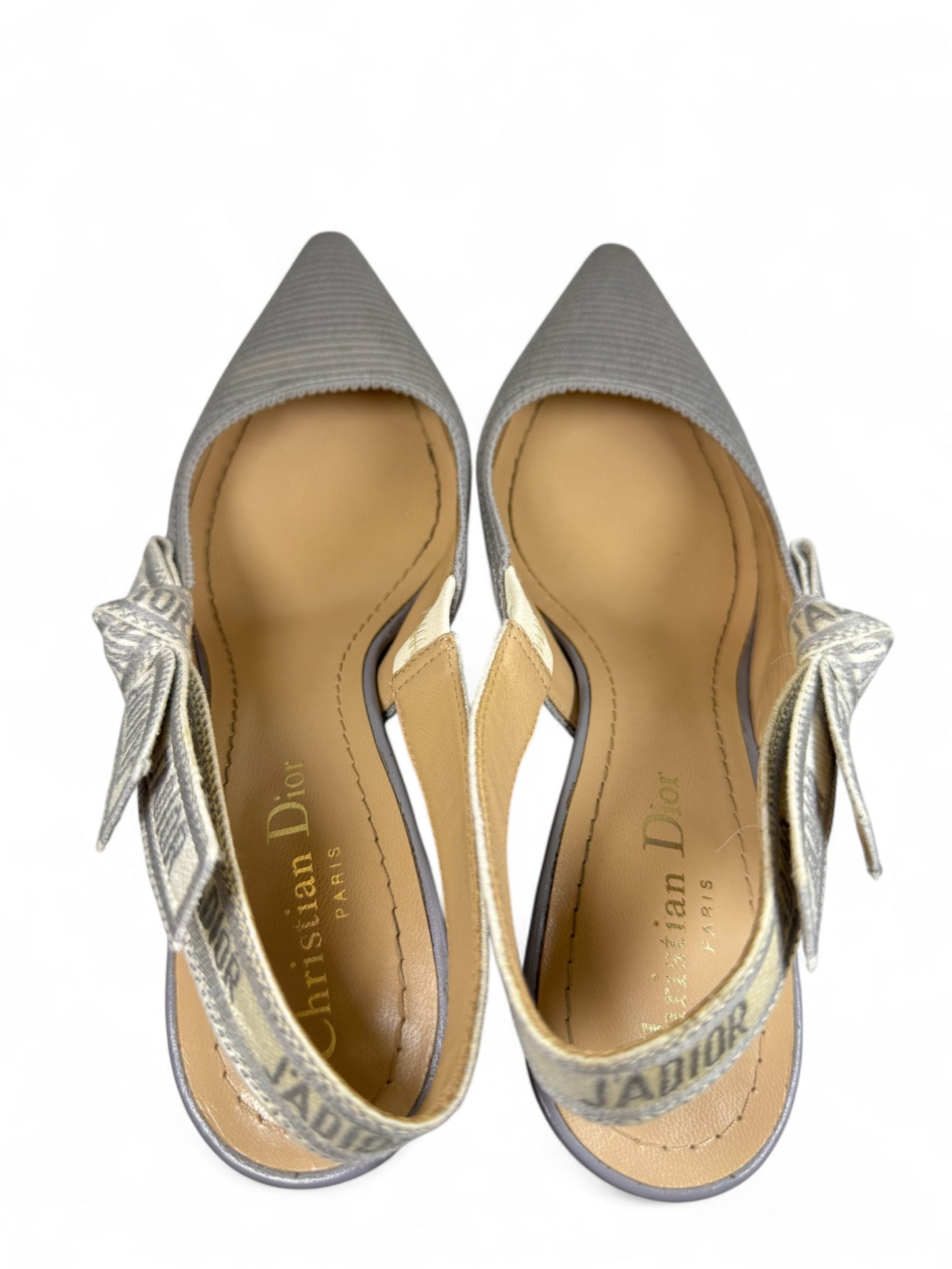 Dior J’Adior Silver Pointed Toe Slip-On High Heels – Retail Price: $1,260 USD