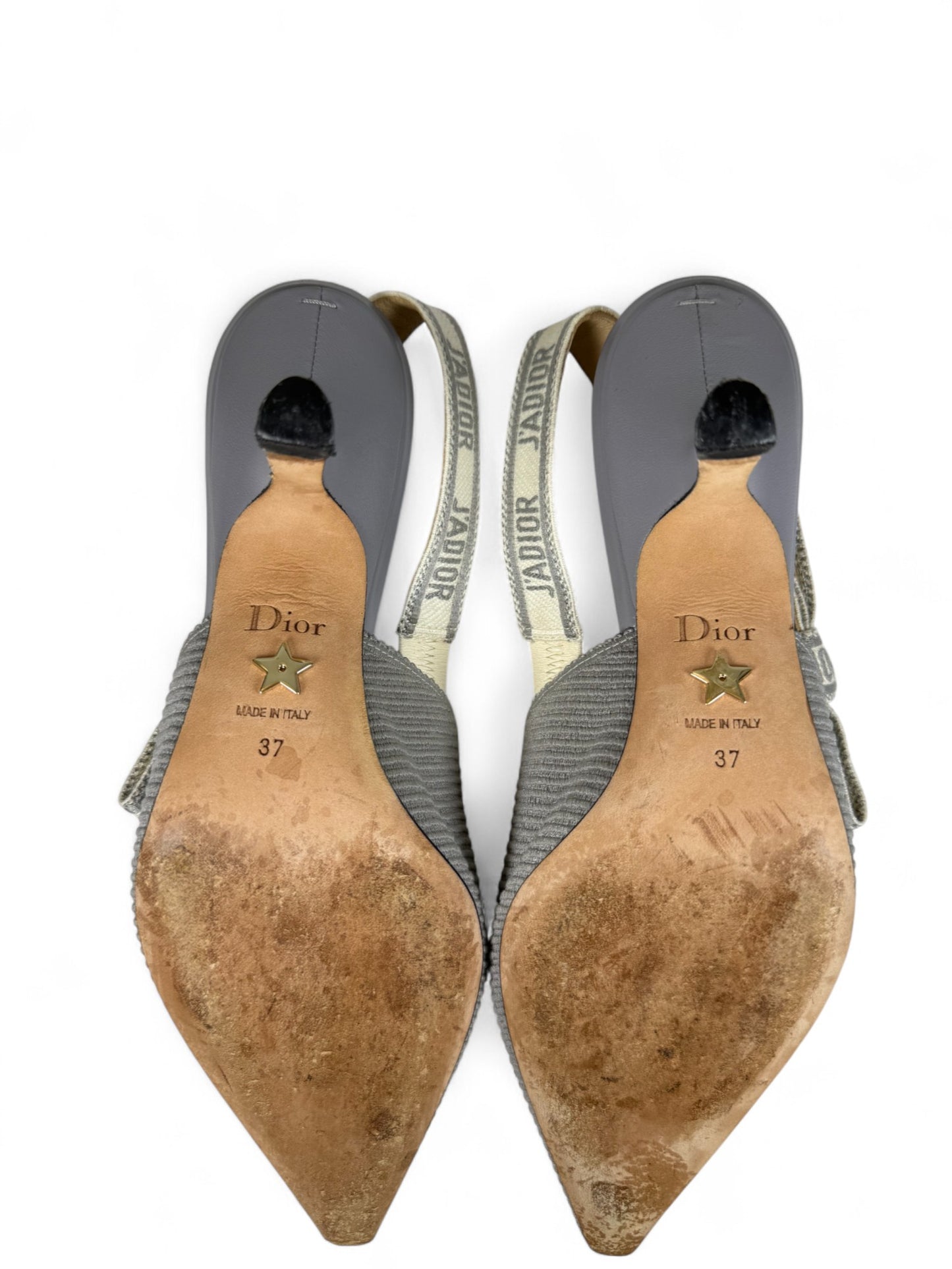 Dior J’Adior Silver Pointed Toe Slip-On High Heels – Retail Price: $1,260 USD