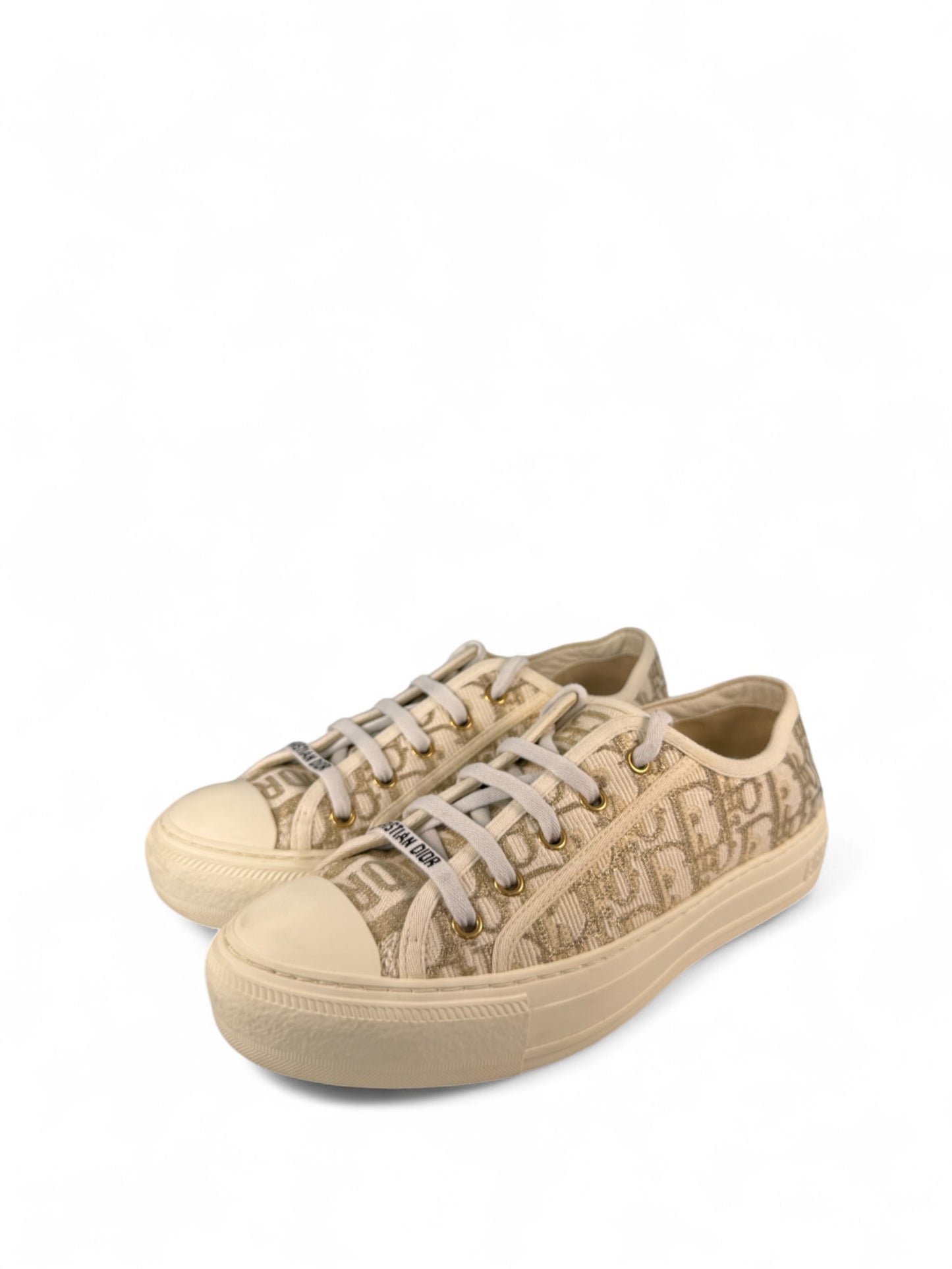 Dior Walk’n’Dior White/Platinum Platform Sneakers – Retail Price: $1,150 USD