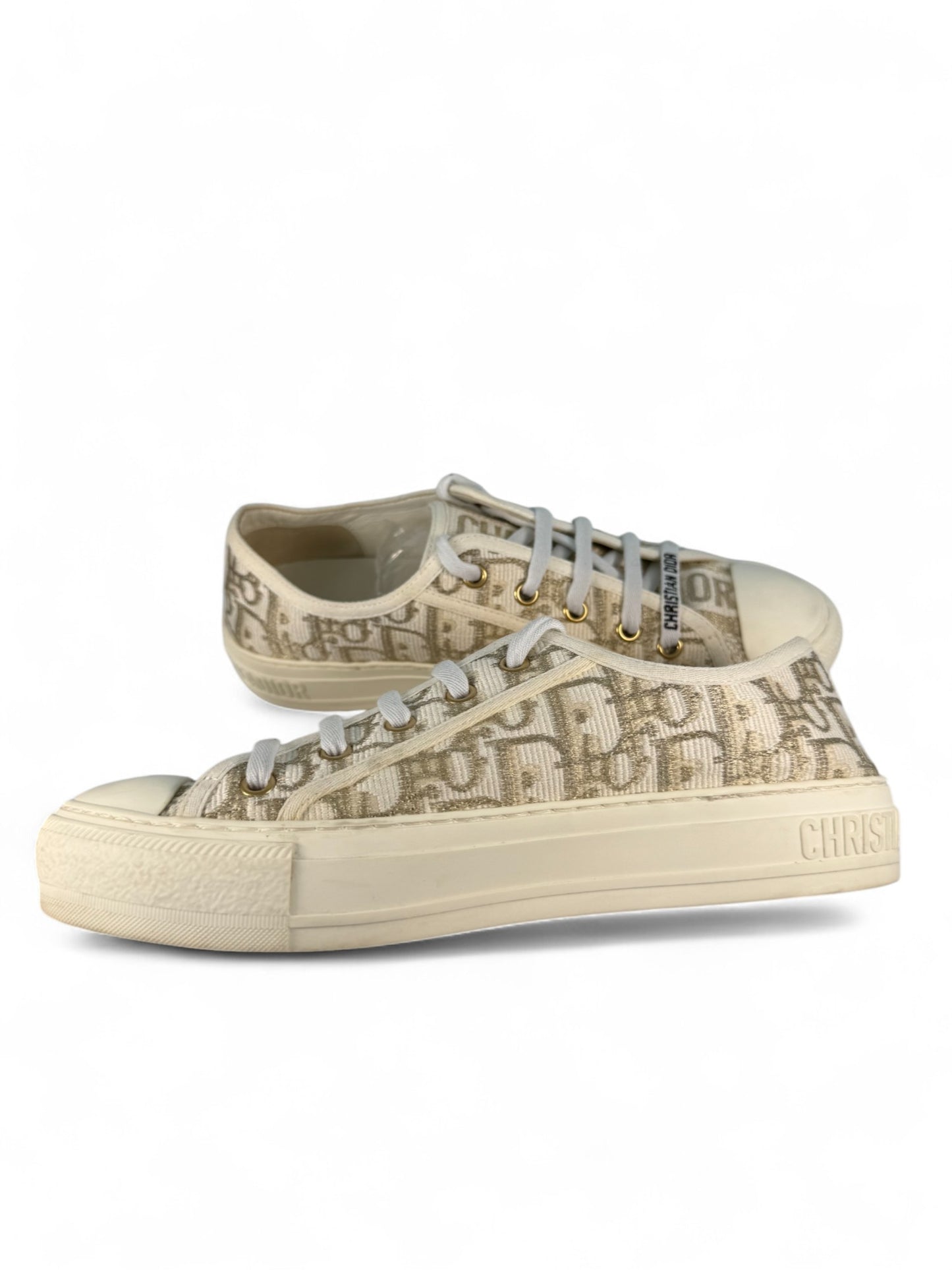 Dior Walk’n’Dior White/Platinum Platform Sneakers – Retail Price: $1,150 USD