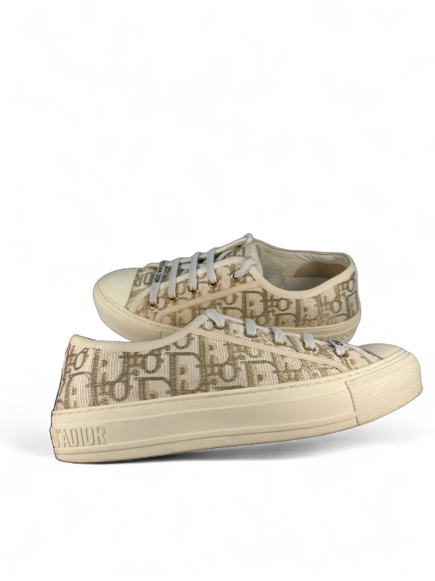 Dior Walk’n’Dior White/Platinum Platform Sneakers – Retail Price: $1,150 USD