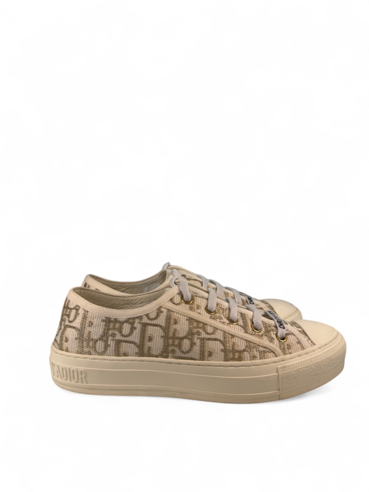 Dior Walk’n’Dior White/Platinum Platform Sneakers – Retail Price: $1,150 USD