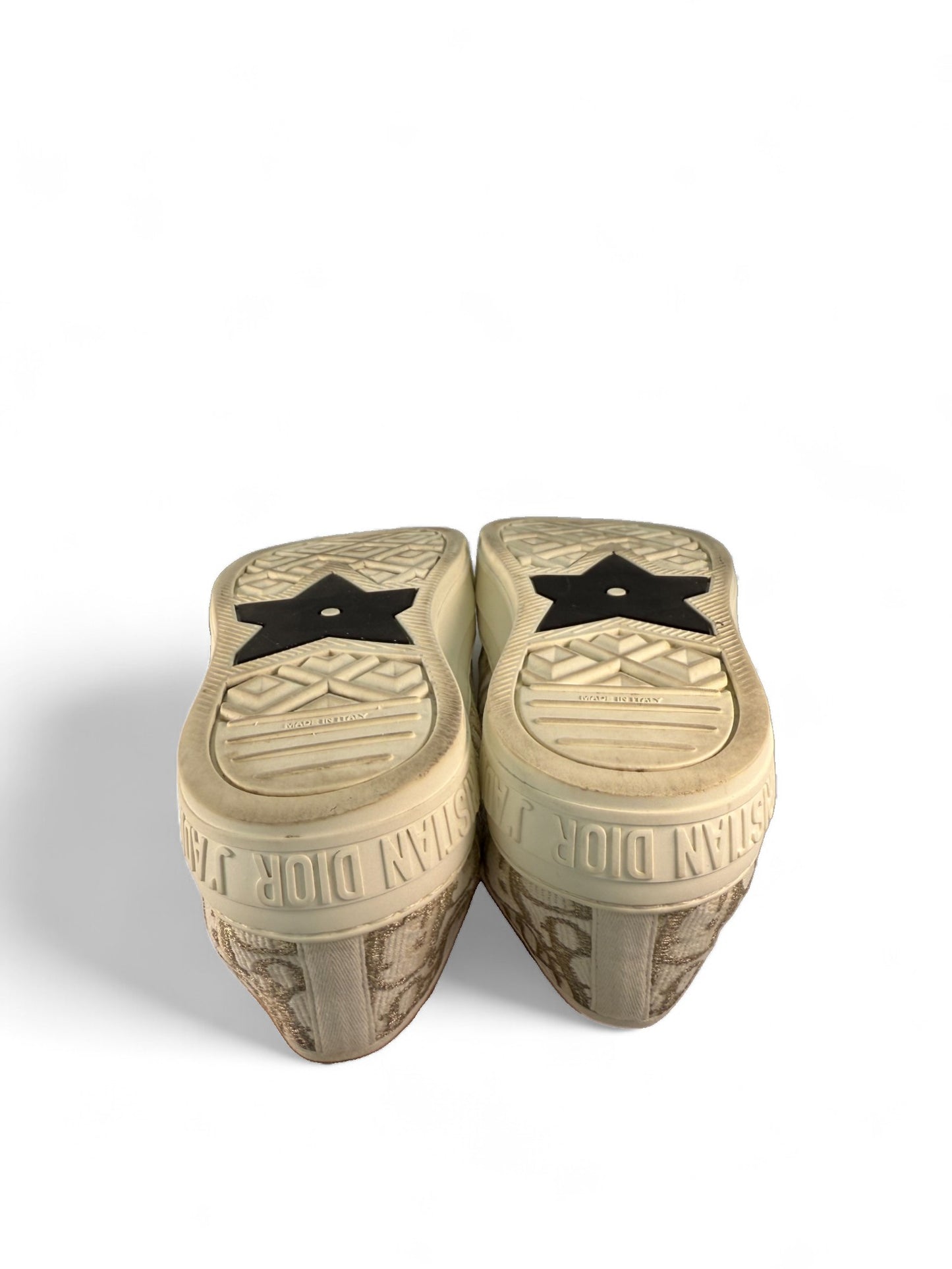 Dior Walk’n’Dior White/Platinum Platform Sneakers – Retail Price: $1,150 USD
