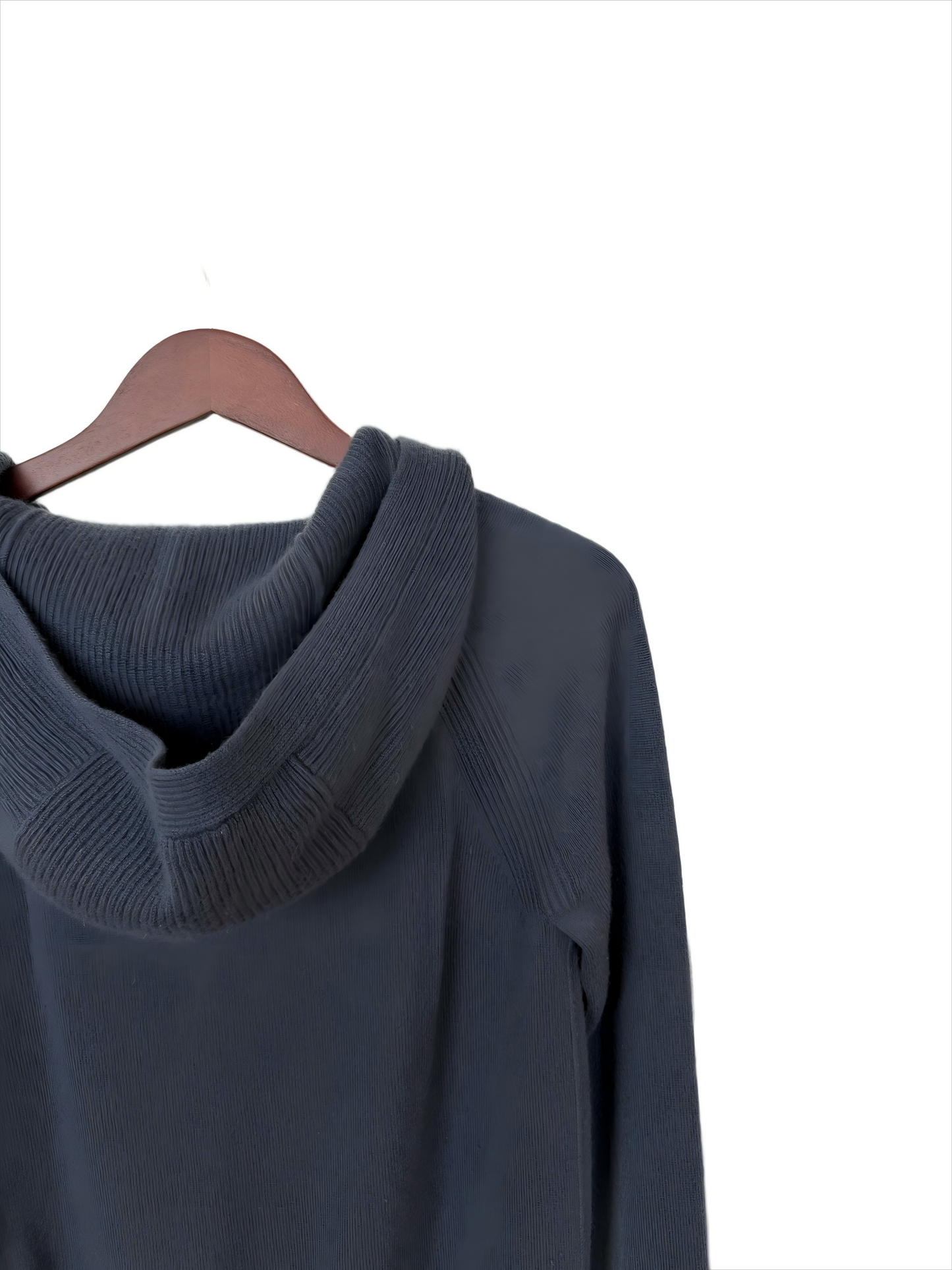 Loro Piana Navy Hooded Zip-Up Knit Cardigan – Retail Price: $1,850