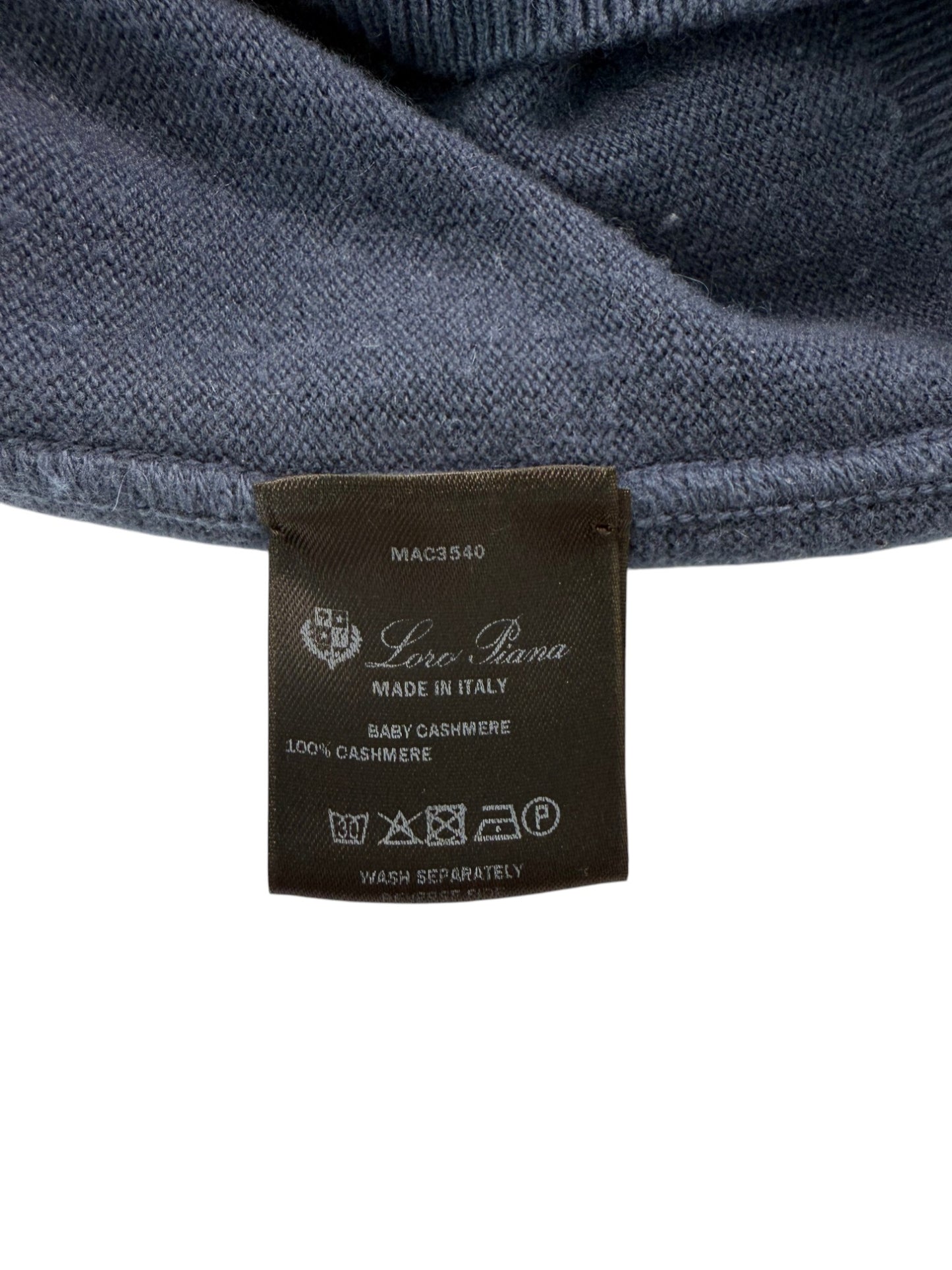 Loro Piana Navy Hooded Zip-Up Knit Cardigan – Retail Price: $1,850