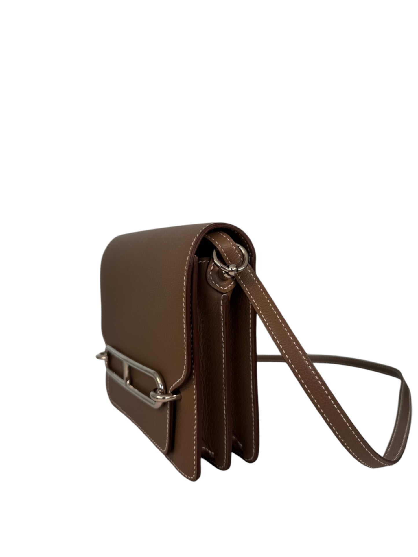 Hermès Roulis Mini Bag in Etoupe – Retail Price: $6,750