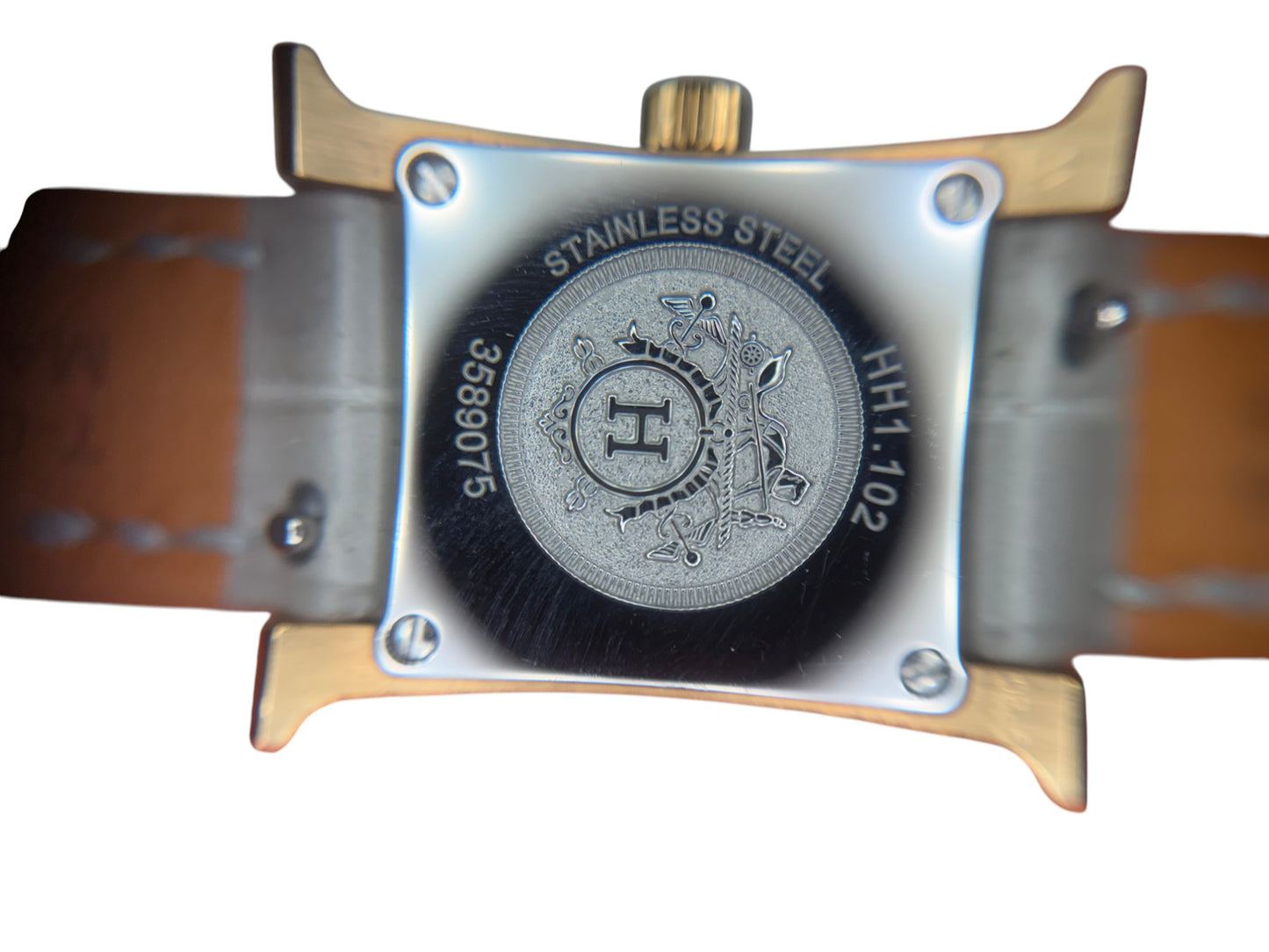 Hermès Silver Dial Quartz Watch – Retail Price: $5,720