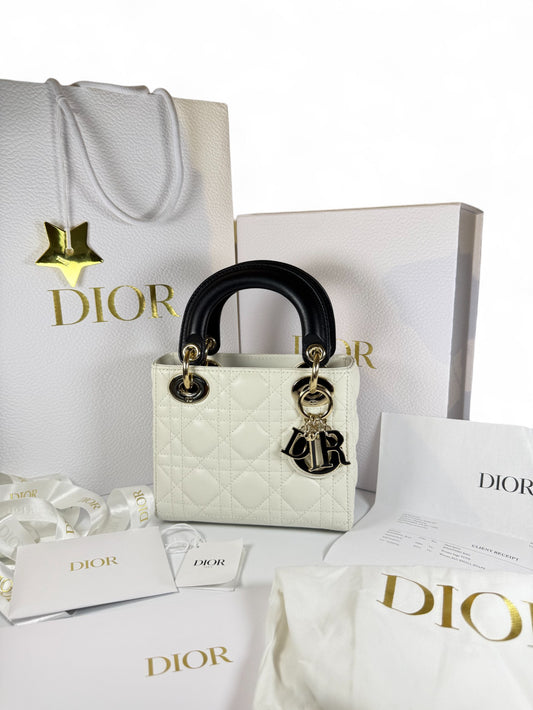 Dior Lady Brand NEW！-Compartment Enamel Bag – Retail Price: $6,100
